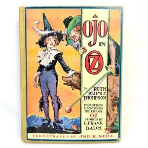 OJO IN OZ Ruth Plumly Thompson Early edition - Copyright 1933 L. Frank Baum HC